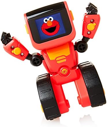 Играчка Робот-програмист WowWee Elmoji Junior, Червен