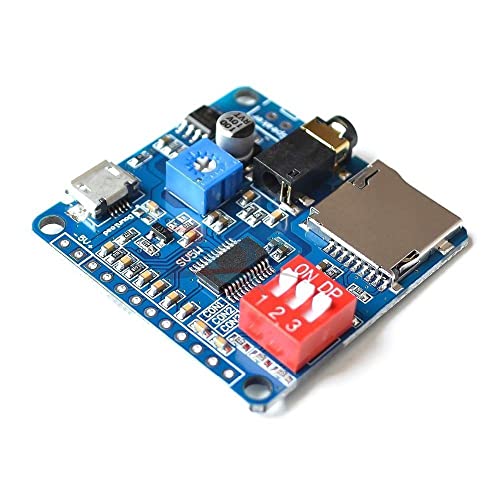 Такса Модул за Възпроизвеждане на глас MP3 Музикален Плеър, SD/TF Карта Вграден в Спусъка входно-изходни UART Протокол за Управление за Arduino