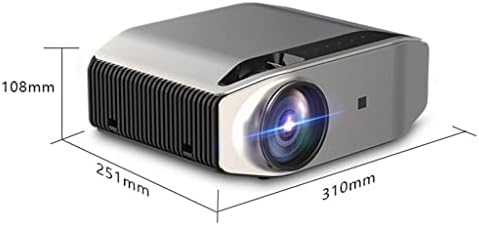 WIONC Поддържа 1080P led проектор 4000 Лумена, съвместими с HDMI, USB, VGA, AV, ръчен шрайбпроектор (Цвят: базовата версия,