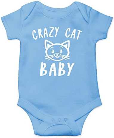 Сладко Коте Crazy Cat Baby - Забавен Сладък Гащеризон За новородено, Пълноценно Детско Боди