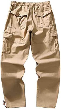 MIASHUI Fair Trade за Мъже Мъжки Панталони са Модерни Ежедневни Панталони с много Джобове с Цип и Ключалката Мъжки Панталони Карго