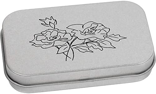 Лидице кутия за канцеларски материали Azeeda 'Roses' с метални панти /Кутия за съхранение (TT00197113)