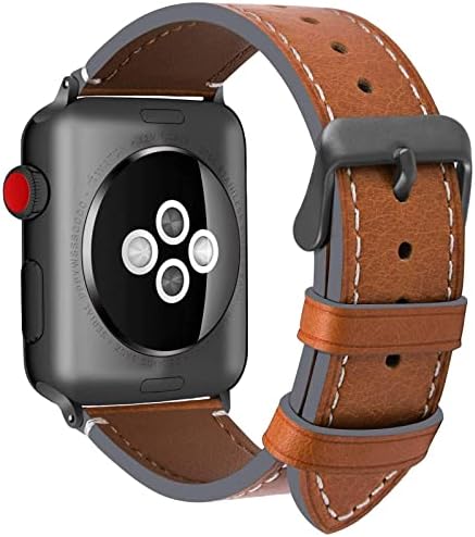 Fullmosa Съвместим каишка Apple Watch от неръждаема Стомана, с корпус 45 мм 44 мм 42 мм Черен и Съвместим каишка Apple Watch