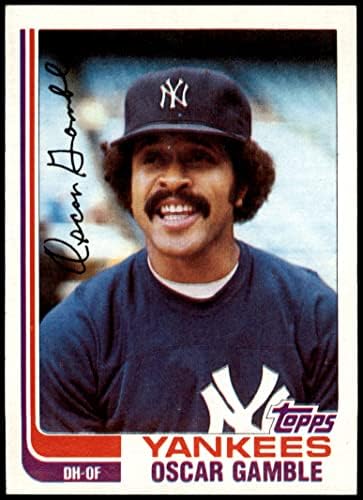 1982 Topps 472 Гембъл Оскар Ню Йорк Янкис (Бейзболна картичка) Ню Йорк Янкис
