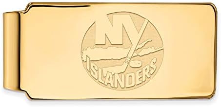 Скоба за пари LogoArt Sterling Silver Gp New York Islanders