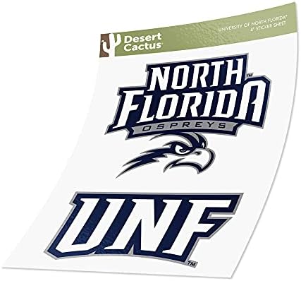 Университет на Северна Флорида UNF Ospreys Стикер Vinyl Стикер За лаптоп Бутилка за Вода, за Кола Албум за Изрезки (От 4 инча V1)