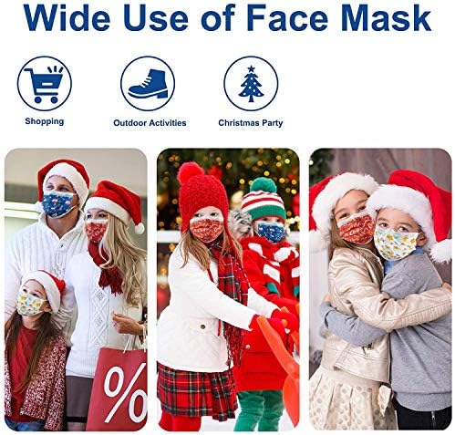 Коледна Маска За Лице, Yassk Маска За лице от Коприна Лед с Коледните Модел За възрастни, Множество 3D Тъканно Маска За лице