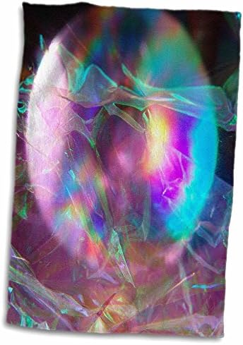 Кърпи 3dRose Florene Contemporary с абстрактна шарка на цветовете на морските вълни и обичка Космическото пространство (twl-35428-1)