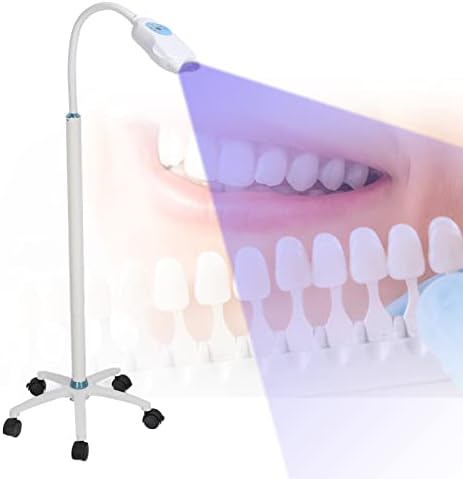 Стоматологичен Лампа За Избелване на Зъбите, Led Лампа за Избелване на Зъбите Студена Светлина с Висока Интензивност, Гъвкава