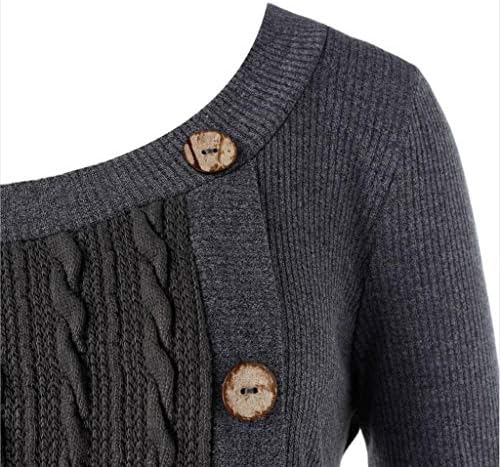 Плюс Размер, Дамски Пуловер С кръгло деколте и дълъг Ръкав, Обикновена Ботове, Асиметрични Блузи, Пуловер, 5x, Дамско Палто,