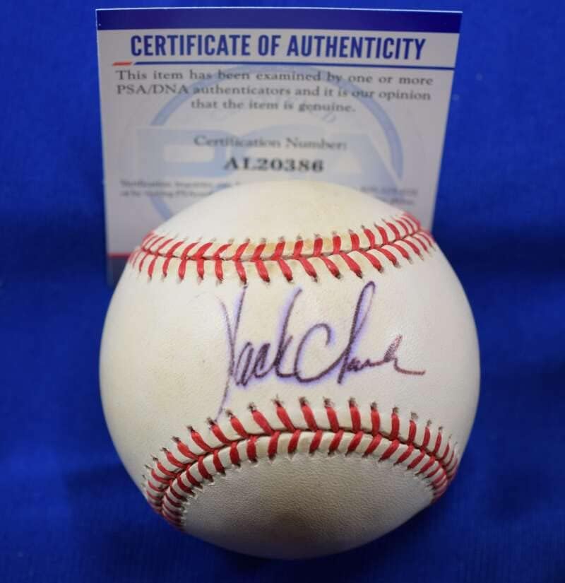 Джак Кларк PSA ДНК Coa Автограф на Националната лийг Бейзбол с автограф ONL