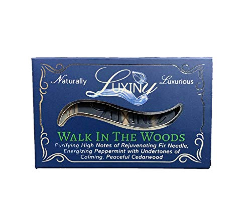 Мъжки сапун Luxiny, естествен сапун Walk in the Woods с кедрова мента и ела с маслени бои - това е сапун за тяло, ръчно изработени, не
