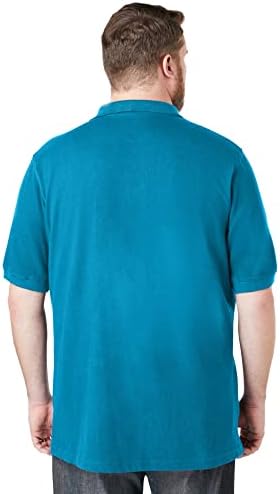 Мъжка риза с къси ръкави KingSize Big & Tall Без свиване™ Piqué Polo