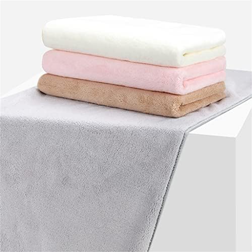 SXDS Снежна бархатное кърпи за баня, два комплекта за мъже и жени, Битова скорост на усвояване вода, сушене, не капки кърпа за коса (Цвят: