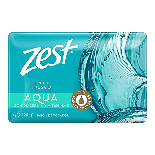 Сапун за вана Zest бар Аква Original с глицерин и витамин е придава усещане за свежест благодарение на съдържанието на етерични масла 135