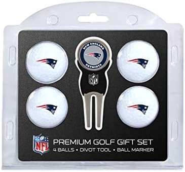 Топките за голф са със Стандартен размер Team Golf NFL (брой 4 бр.) и инструмент за рязане с Подвижна двустранен магнитен маркер