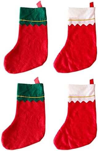 Чорапи HANABASS Нетъкан текстил Неклассические сувенири, Декоративни несемейные цолови украса на Коледни детски тъкани елхи и декорации за чорапи Тъкани висящи прибо