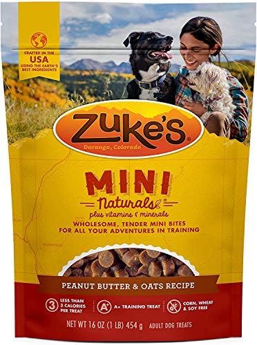 (3 опаковки) Zuke Mini Naturals - Пилешко, Телешко, Фъстъчено масло - на 16 унции всяка от 10-каратными кърпички за домашни любимци
