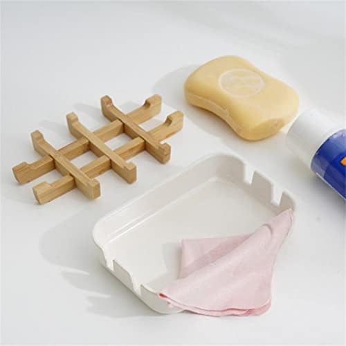 DHDM Дървена Поставка за сапун ястия Кутия За съхранение Дело на Притежателя на Контейнера За Баня, Душ Тава Подвижна (Цвят: E, Размер: Подходящ за всички)