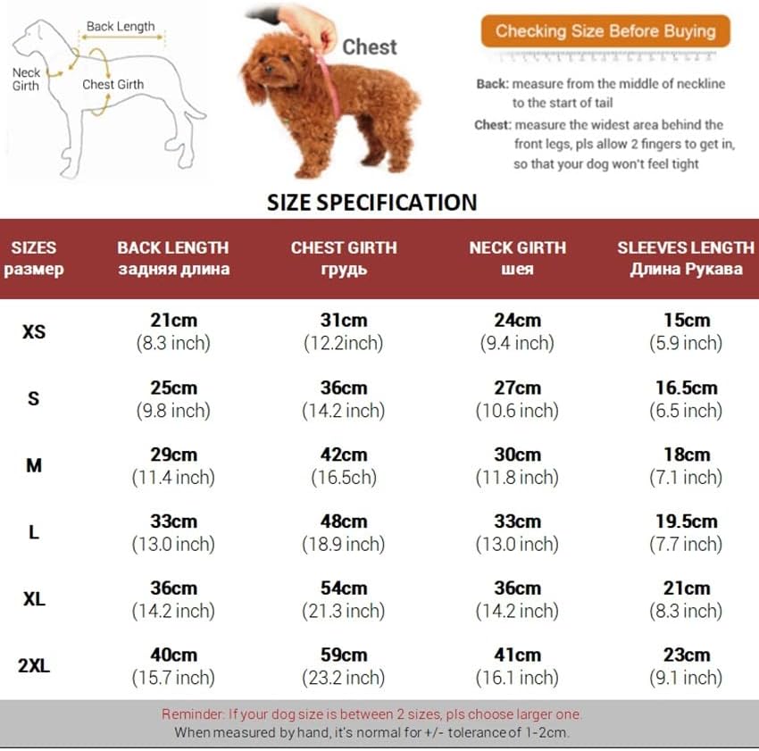 SXNBH Руното Дрехи за Кучета, Светоотражающая Регулируема Топли Зимни Дрехи за Малки Кучета, е Напълно Затворен яке за домашни любимци с цип (Цвят: C Размер: X-Small)