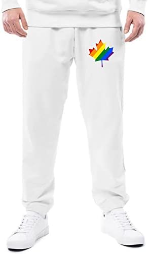 Мъжки Спортни Панталони Canada LGBT Pride с Годни Дъното За Бягане, Спортни Панталони за почивка, Панталони за Йога