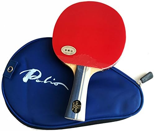 Ракета за тенис на маса Palio Legend 2.0 и калъф - Одобрена от ITTF - Разкроена - Средно ниво за пинг-понг, Ракета, Паддл
