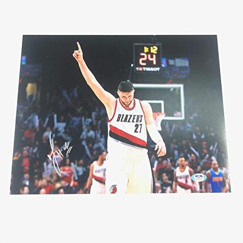 Юсуф Нуркич подписа снимка 11x14 С автограф на PSA/DNA Portland Trailblazers - Снимки на НБА с автограф