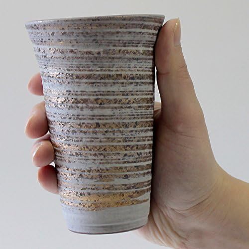 Бирена чаша: Arita Фаянс Грънчарска пещ За печене на грънчарството, която е Боядисана в Бяло, Злато, Сребро, Антиверсионная Двойка,
