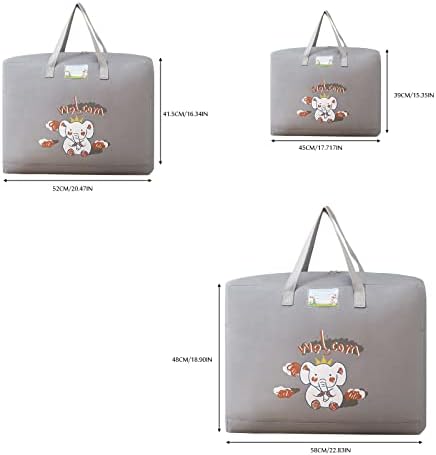 DBYLXMN Опаковъчни Кубчета за Пътуване Набор от Пътни Кубчета Сгъваем Куфар с Органайзер Лека Чанта За Съхранение на Багаж Чанта с Цип за Съхранение на Завивки