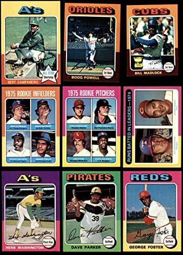 1975 Бейзболен Топпс Почти в пълен комплект (Baseball Set) EX+