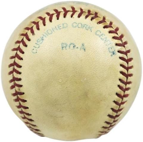 Янкис Търман Мансон подписа Бейзболен договор с Ли Макфейлом Оалом JSA #Z64858 - Бейзболни топки С автографи