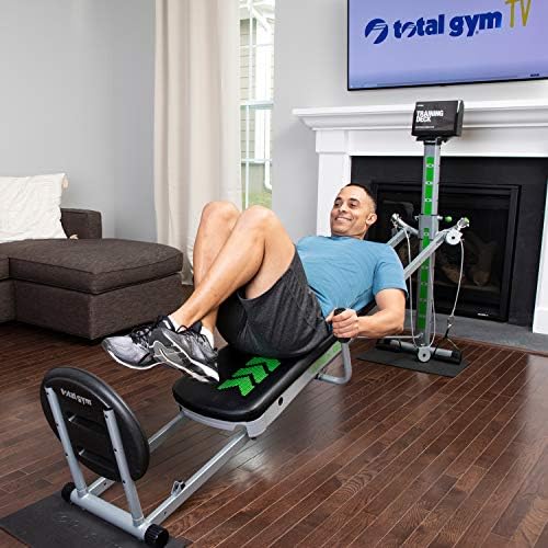 Total Gym APEX Универсални вътрешните зали за тренировка обща сила на тялото с 6, 8 или 10 нива на съпротива и приложения