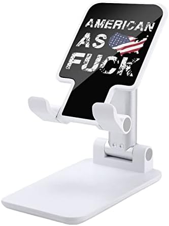 Карта на Америка Флаг Сгъваема Поставка за Мобилен Телефон, Регулируема Притежателя на Таблета, Закопчалка за Домашния Офис,