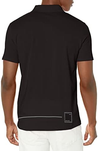 Мъжка риза с къси ръкави От Еластичен памук с Линейна лого A|X ARMANI EXCHANGE с логото на водачи