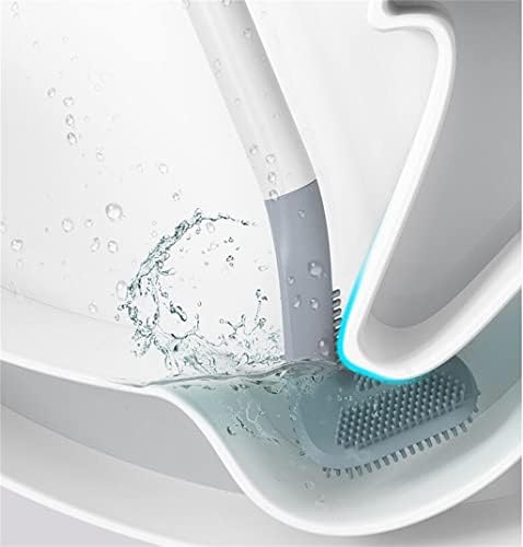 Четка за тоалетна ZGJHFF от силиконовата вълна Golf, Използвани за съхранение и привеждане в ред на инструменти за почистване на баня и тоалетни
