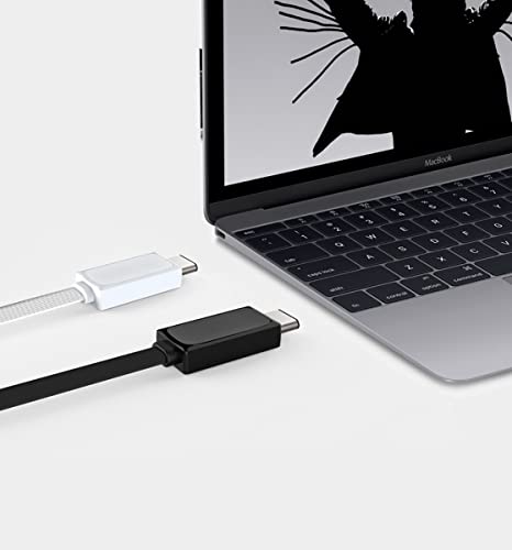 Плосък кабел USB-C за бързо хранене, съвместим с Samsung Galaxy Tab A7 10.4, A 8.4 (2020 г.), 10.1 (2019) с гигабайтной скорост на USB 3.0