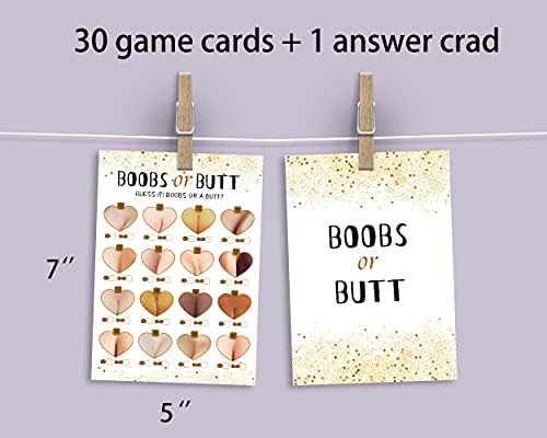 Играта Душата на детето с цици или задника - 31 карта (включително отговори), Парти с разкриването на пода, За майки, бащи, жени, Мъже, трета пола Неутрално набор от Уни?