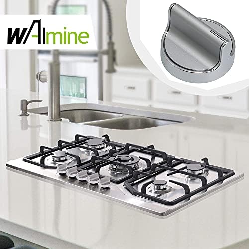 Сменяеми дръжки за фурна Walmine - Метални Дръжки за управление на печка за Whirlpool, Замества W10698166 AP5949868
