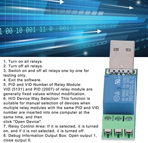5 бр. USB Устройство Безплатен Релеен Модул 1 Канален Модул Интелигентен Превключвател за Управление за PC Компютър