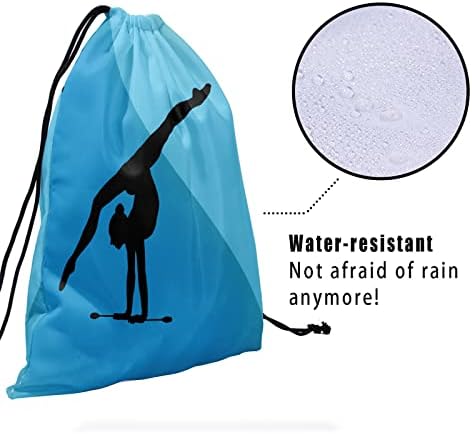 Nerxy Blue Grip Bag за Гимнастов - Гимнастическая Чанта в Тъмно Син Цвят За Гимнастика Упражнения, Силуэтные Чанти За съхранение