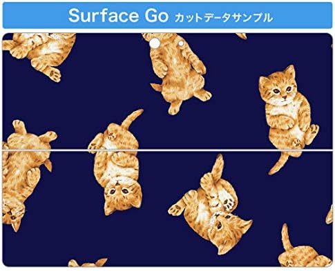 стикер igsticker за Microsoft Surface Go/Go 2 Ультратонкая Защитен Стикер за тялото Skins 008815 Илюстрация Cat котка