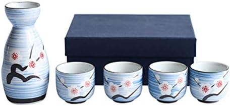 Набор от графинов Cabilock, Определени Графинов, Комплекти чаени саксии, 5 бр./компл., Комплект Чаши за сервиране на Японското Саке,