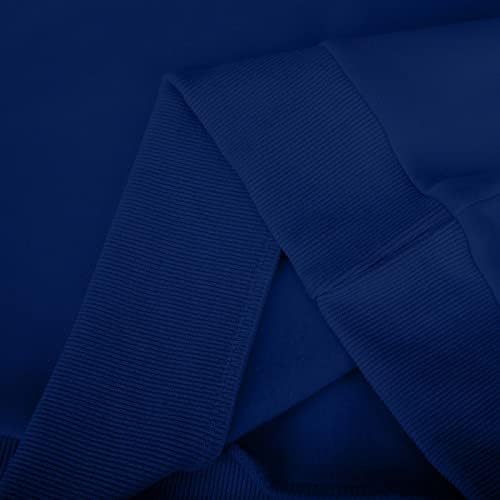 Royal Blue Дамски Дрехи, 2 броя, Основни Ежедневни Панталони с Прав Штанинами, Hoody, Комплект връхни Дрехи, Зимни, Есенни