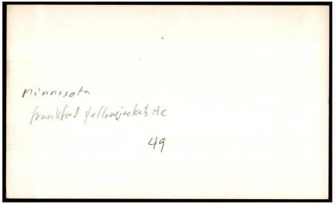 Картичка с Автограф на Джордж Гибсън 3x5 с Автограф на Минесота 87287 - Издълбани подпис NFL