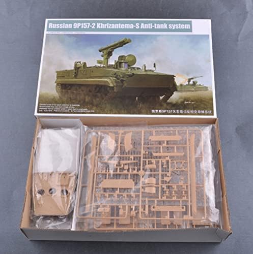 Комплекти пластмасови модели на танкове FMOCHANGMDP с 3D Пазлами, руски модел 9P157-2 Khrizantema-S Auti-Tank в мащаб 1/35, Играчки
