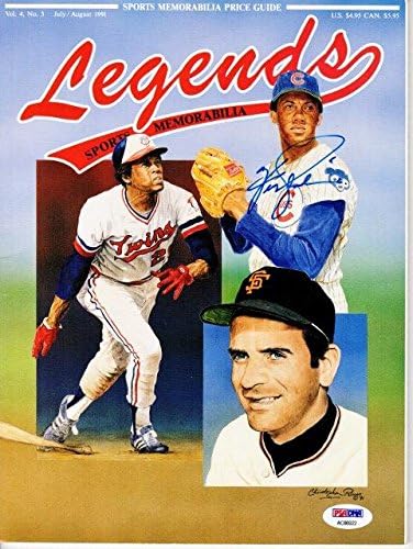 Фърги Дженкинс с автограф - Оригинален дневник Легендите на Чикаго Къбс с карти + Автентичността на PSA / ДНК - Списания MLB