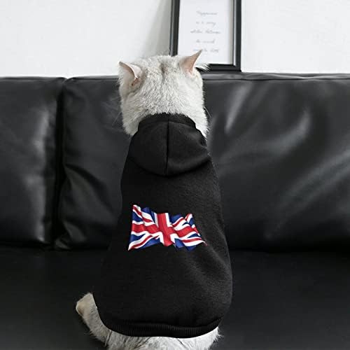 Флаг на Великобритания Hoody с Качулка за Кучета, Пуловер, Hoody, Дрехи за Домашни Любимци, Дрехи с Качулка, Палта за Кучета и Котки