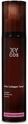 Тоник с колаген XYCOS Pink (4 унции) Веган, сертифицирани EVE Вегетариански, без жестокост | Премахва бръчките, фините линии и сухота и осигурява пълна овлажняващ ефект