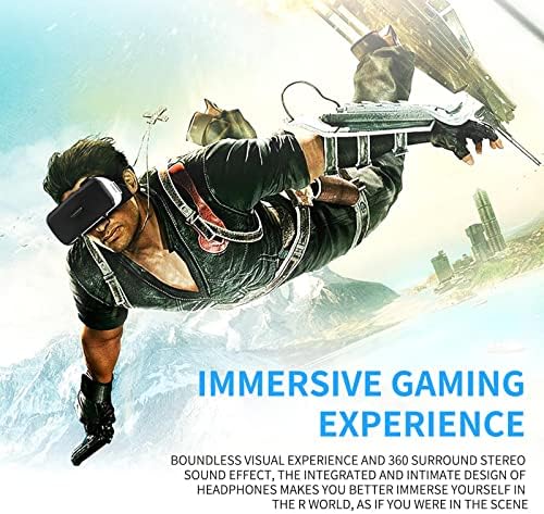 Очила за виртуална реалност Nsxcdh VR, Слушалки, очила за виртуална реалност, 3D-Слушалки виртуална реалност с дръжка за дистанционно управление, за филми и игри, Съвмес?