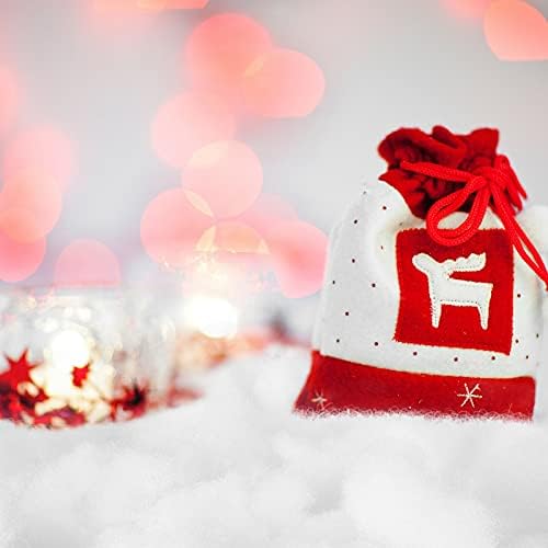 Коледен декор на изкуствен Сняг Tatuo, състоящ Пушистое Снежна влакна и Селски дисплеи от Изкуствена Снежна Одеала с размери 35 x 8 Инча за Зимна мантия, Селски Коледна ?